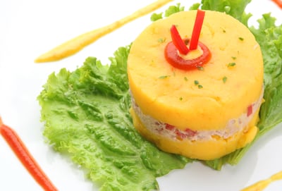Causa, un plato emblemático del Perú.