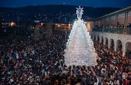 Procesión de Semana Santa en Huamanga, Ayacucho, Perú.