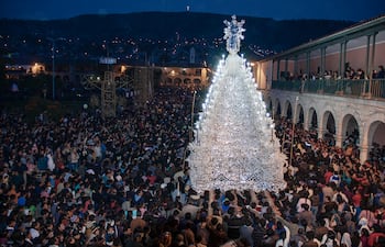 Procesión de Semana Santa en Huamanga, Ayacucho, Perú.