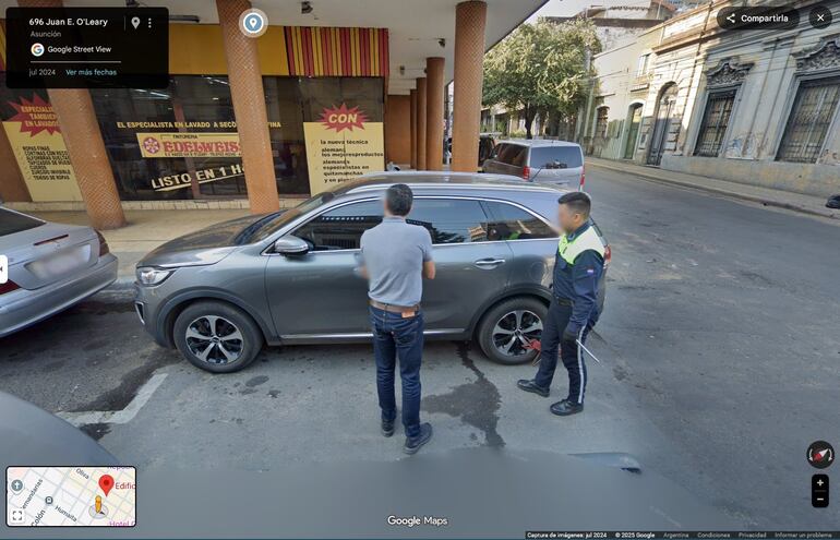 Google Street View Asunción