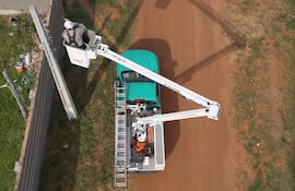 Cuadrillas de la ANDE (foto ilustrativa).