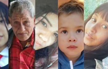 Collage de fotos de rostros de personas de diversas edades
