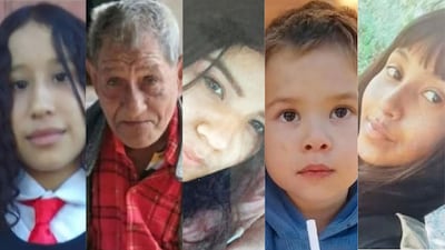 Collage de fotos de rostros de personas de diversas edades