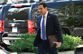 Marco Rubio, secretario de Estado de Estados Unidos. Se verá con el papa León XIV esta semana.