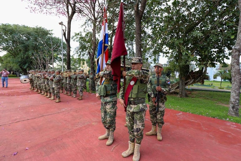 Los militares del Comando de Artillería de Paraguarí tienen previsto participar también del desfile cívico-estudiantil y militar.