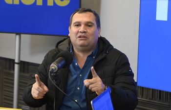 El senador colorado cartista Derlis Maidana en No Tiene Nombre.