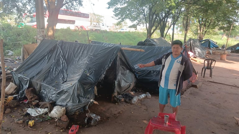 Nueve familias indígenas viven en condiciones precarias