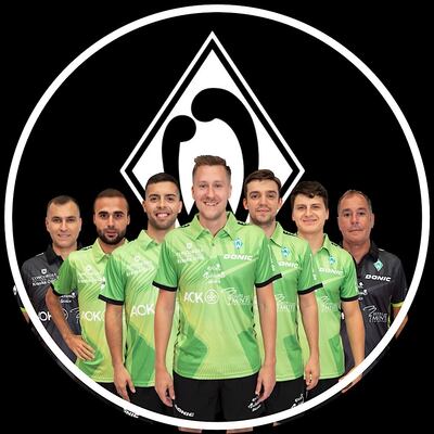 Marcelo Aguirre, tercero desde la izquierda, junto con sus compañeros del Werder Bremen.