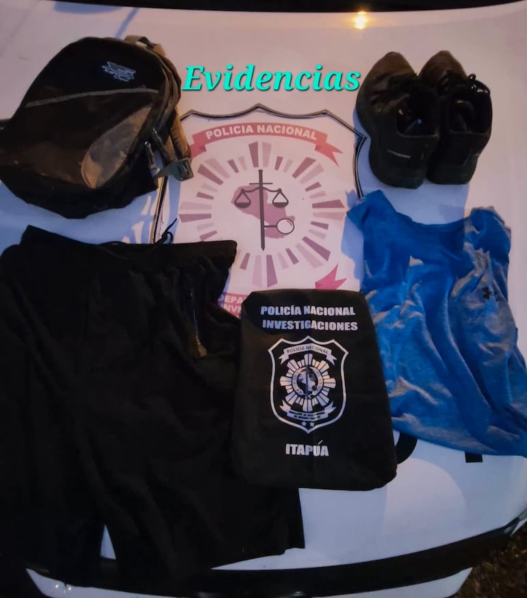 Personas detenidas en Encarnación, en el marco de la investigación por el hurto de un televisor en el Circuito Comercial.