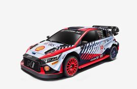 Así luce el nuevo diseño del i20 N Rally1, que cambió luego de varios años.