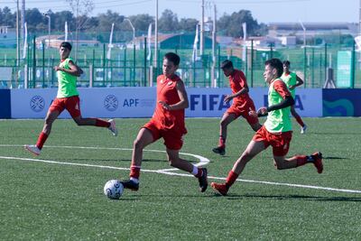 Los chicos de las Formativas ya practican en el CARDIF