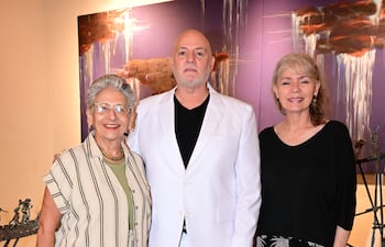 Mabel Pérez, Christian Ceuppens y Fátima Martini.