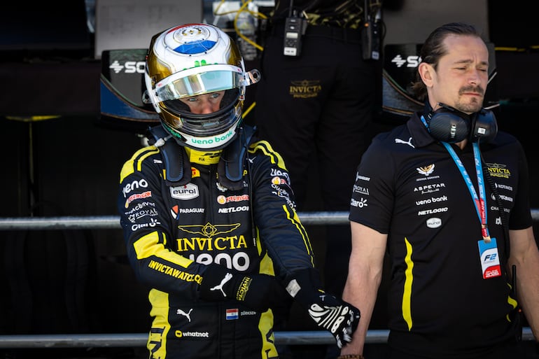 Joshua Duerksen durante la qualy del GP de España.
