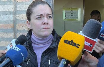 La fiscala Verónica Mayor, quien está a cargo del caso que involucra al exviceministro Luis Orué.