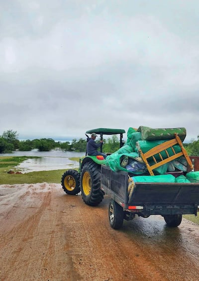 En Cerrito, departamento de Ñeembucú, comienzan a evacuar a las familias de las zonas ribereñas.