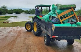 En Cerrito, departamento de Ñeembucú, comienzan a evacuar a las familias de las zonas ribereñas.