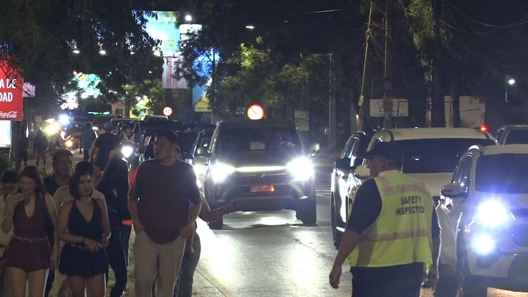 Nuevamente hubo un precario dispositivo de control en San Ber durante el fin de semana. 