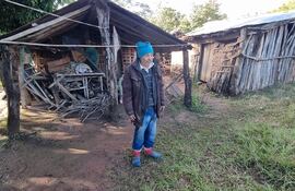 Piden asistencia urgente para Jorge Cardozo en situación vulnerable en la comunidad de Arazape.