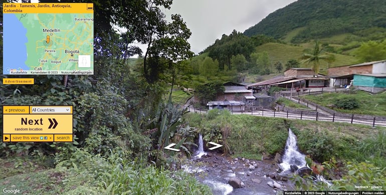 Es como si estuvieras caminando por esos lejanos lugares.