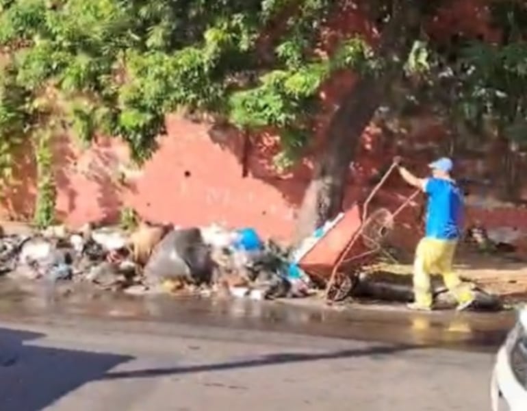 Vertedero “municipal”: “hurreros” de Camilo contaminan Asunción