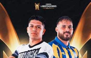 Milciades Medina (izq.) y Carlos Benítez, dos de los protagonistas de la semifinal paraguaya.