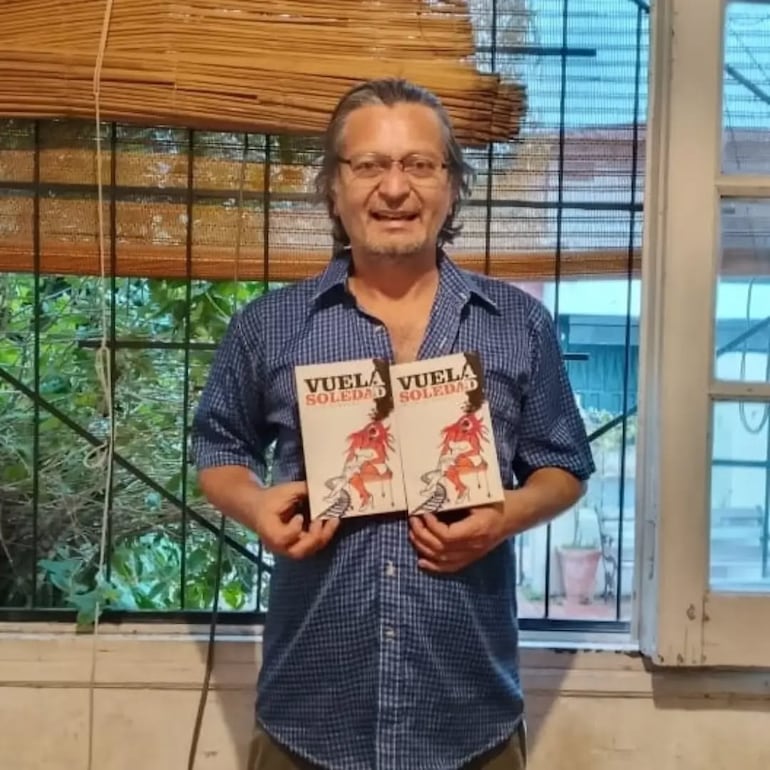 Julio César Benegas Vidallet (Asunción, 1970), periodista y novelista. Fotografía: Amaru Benegas.