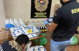 Las sustancias incautadas supuestamente se utilizan para potenciar la cocaína.