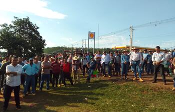 Se levantó la movilización de labriegos en Guayaibí.