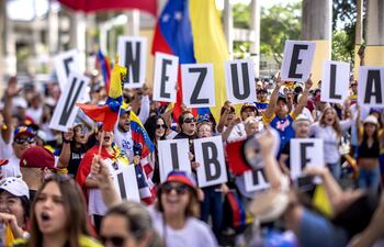 Venezolanos en Miami, Florida, Estados Unidos.