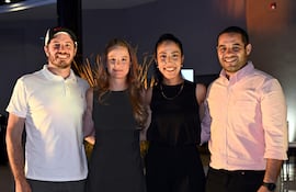 Dain Kelly, Cathy Kelly, Romina Villalba y José Cristaldo.