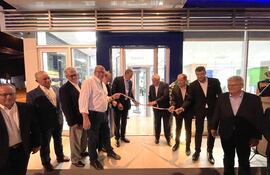 Directivos de Bancop oficializaron la inauguración de la nueva sucursal, ubicada en Loma Plata.