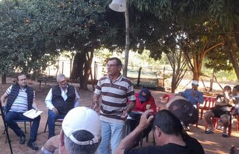 El productor Alfredo Gamarra recordó al Director de la Deag, Esquicio Meza, que dan tregua hasta esta semana para que el MAG entregue las semillas de papa.