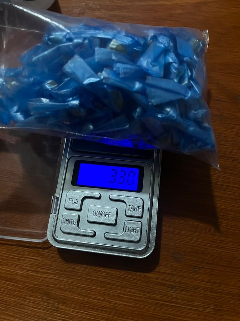 Parte de la droga incautada por la Policía.