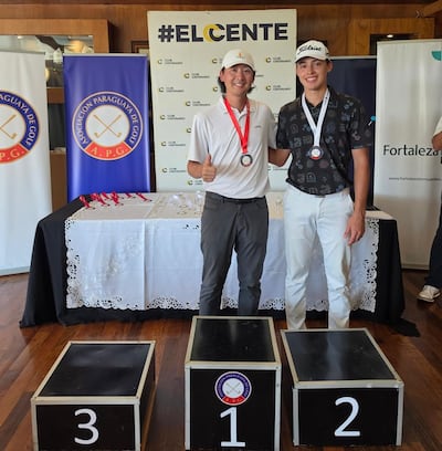 James Yoon y Lucas Martínez, sobresalientes en la séptima cita del Circuito Nacional de Golf, en Surubi´í.
