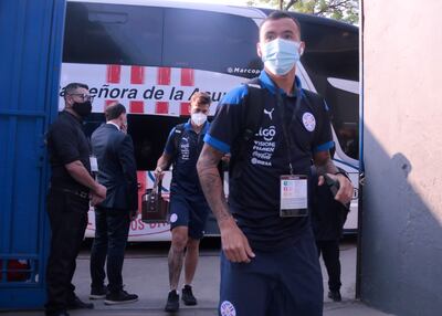 Momento en el que Alejandro Romero Gamarra ingresaba al estadio.