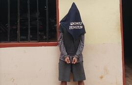 Mario David Ramírez Morel, detenido.