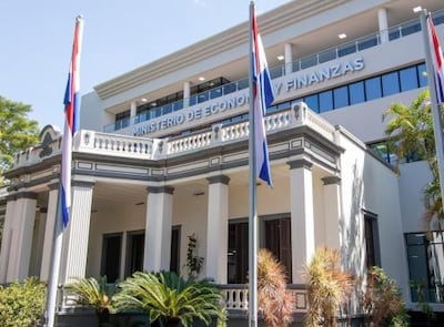 Fachada del Ministerio de Economía y Finanzas.