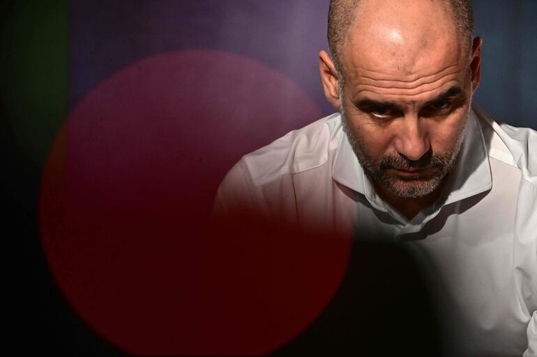 Josep Guardiola, entrenador del Manchester City