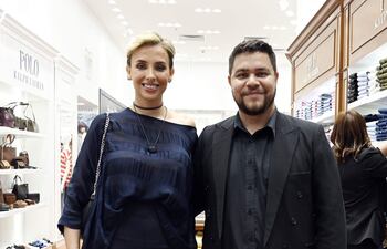 Andrea Benítez y Esteban Cáceres.