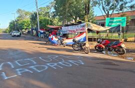 Manifestación en Jesús de Tavarangüé