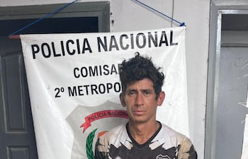 Carlos Daniel Palacios Espinoza fue detenido en Asunción.