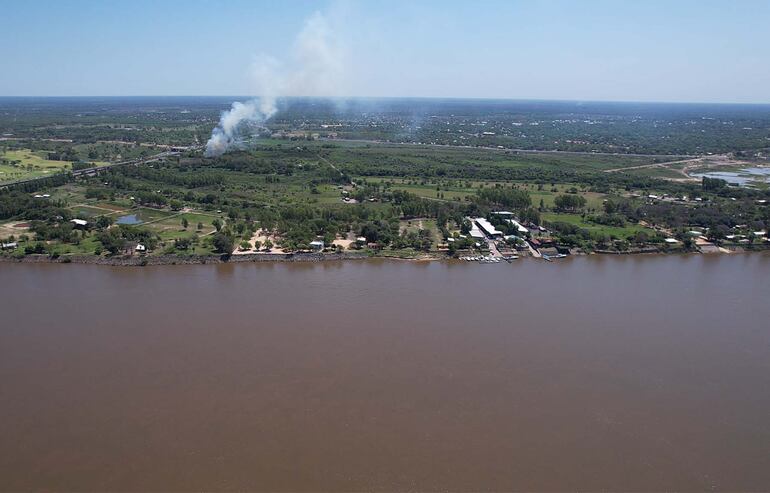 Vista aérea de la finca 916.