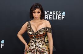 La cantante estadounidense Cardi B está en la dulce espera de su cuarto hijo. (EFE/Octavio Guzmán /ARCHIVO)