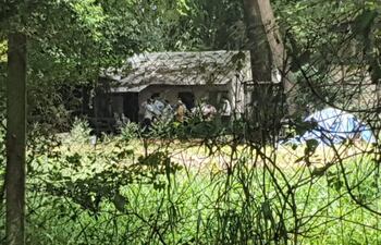 Allanamiento en el Jardín Botánico.