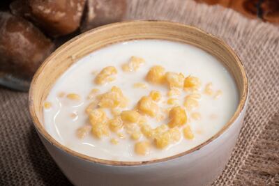El kavyjy o mazamorra era muy popular también en la cocina de la abuela. Era el locro hervido en leche y agua, con un poco de azucar o miel.