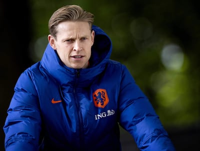 Frenkie de Jong (29 años), mediocampista de Barcelona y la selección de Países Bajos.