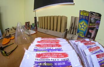 Campaña de prevención de pirotecnia para estas fiestas.