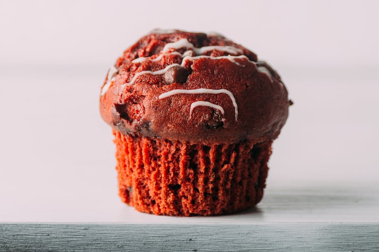 Muffin red velvet.