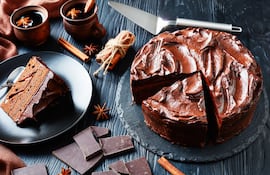 Torta de chocolate.