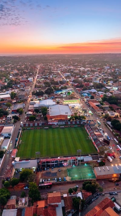 Estadio Gunther Vogel del Sportivo San Lorenzo, sede del partido de este viernes entre el local y Nacional, fijado para las 18:30.